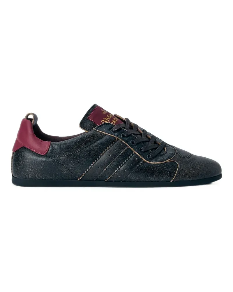 Vivienne Westwood Drunken leather sneakers - Schwarz Schwarz