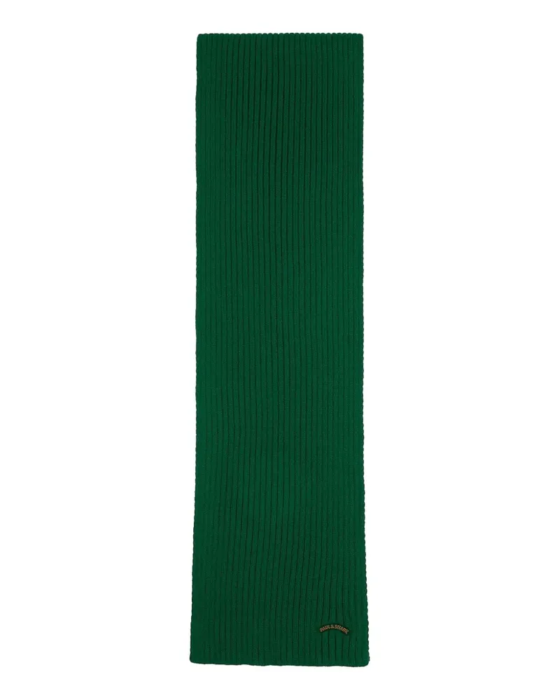 Paul & Shark virgin-wool scarf - Grün Grün