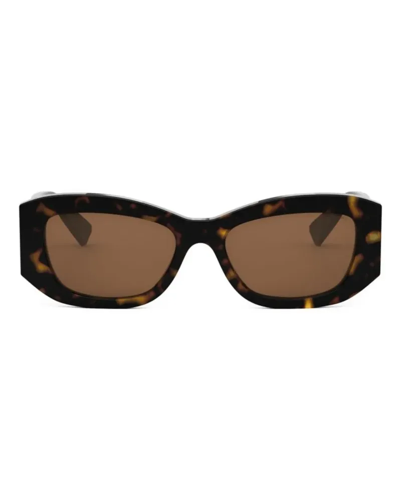 Bulgari Sonnenbrille mit Logo-Gravur - Braun Braun