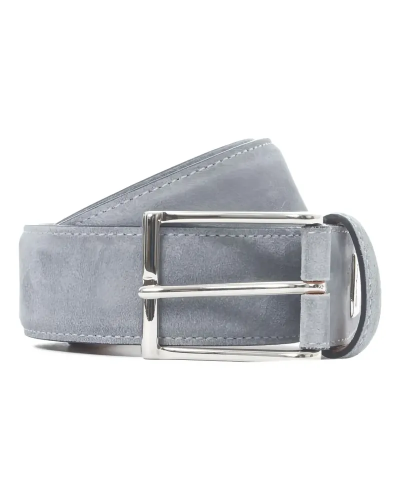 Santoni Gürtel aus Wildleder - Blau Blau