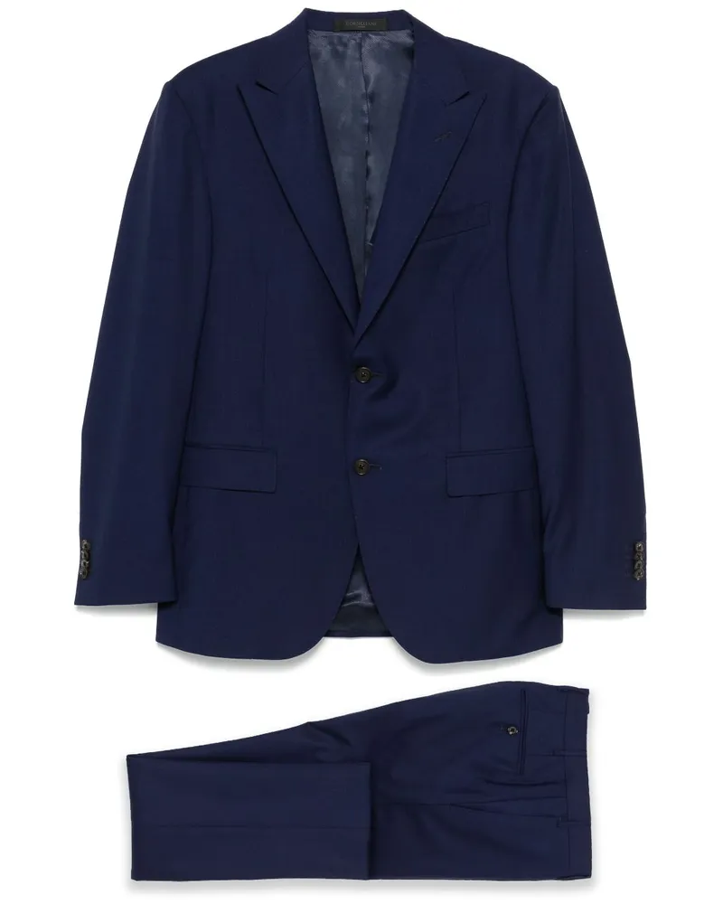Corneliani Einreihiger Anzug - Blau Blau
