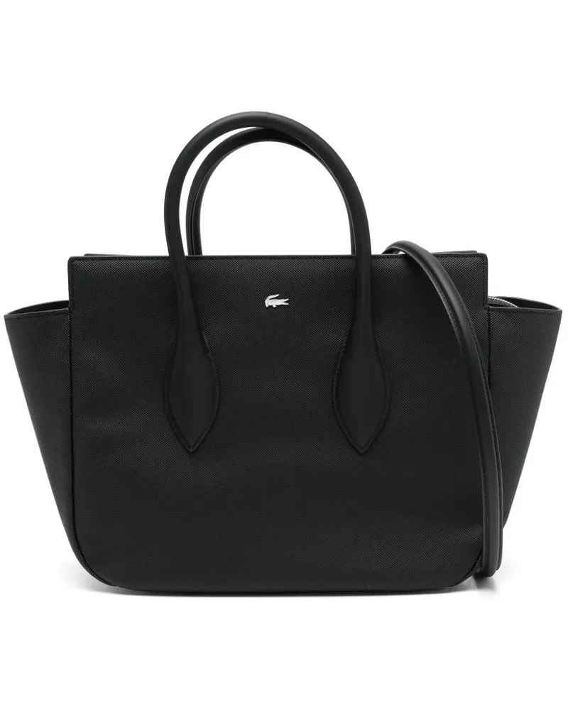 Lacoste Mittelgroße Daily City Tote Bag - Schwarz Schwarz