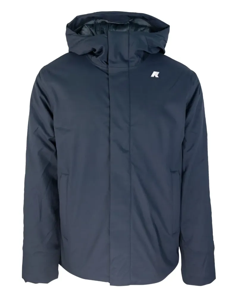 K-Way Kapuzenjacke mit Reißverschluss - Blau Blau