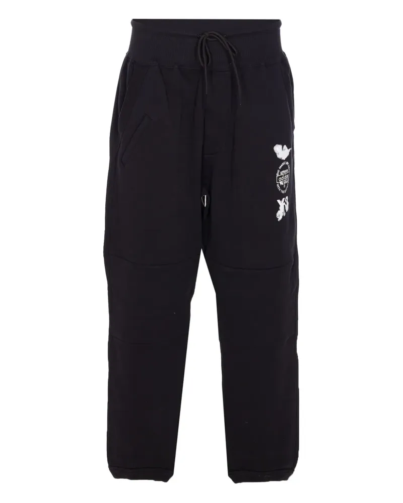 Y-3 Hose mit grafischem Logo - BLACK Black