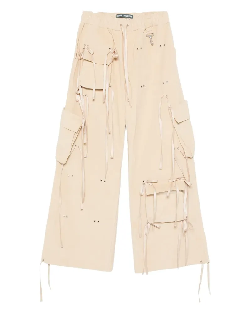 Reese Cooper Cordhose mit weitem Bein - Nude Nude
