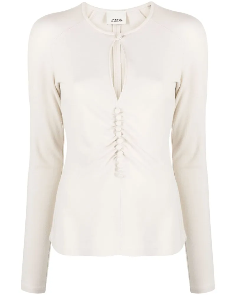 Isabel Marant Dorine Bluse - Nude Nude