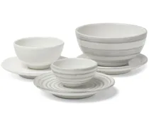 Bruschetta-Set aus Keramik - Grau