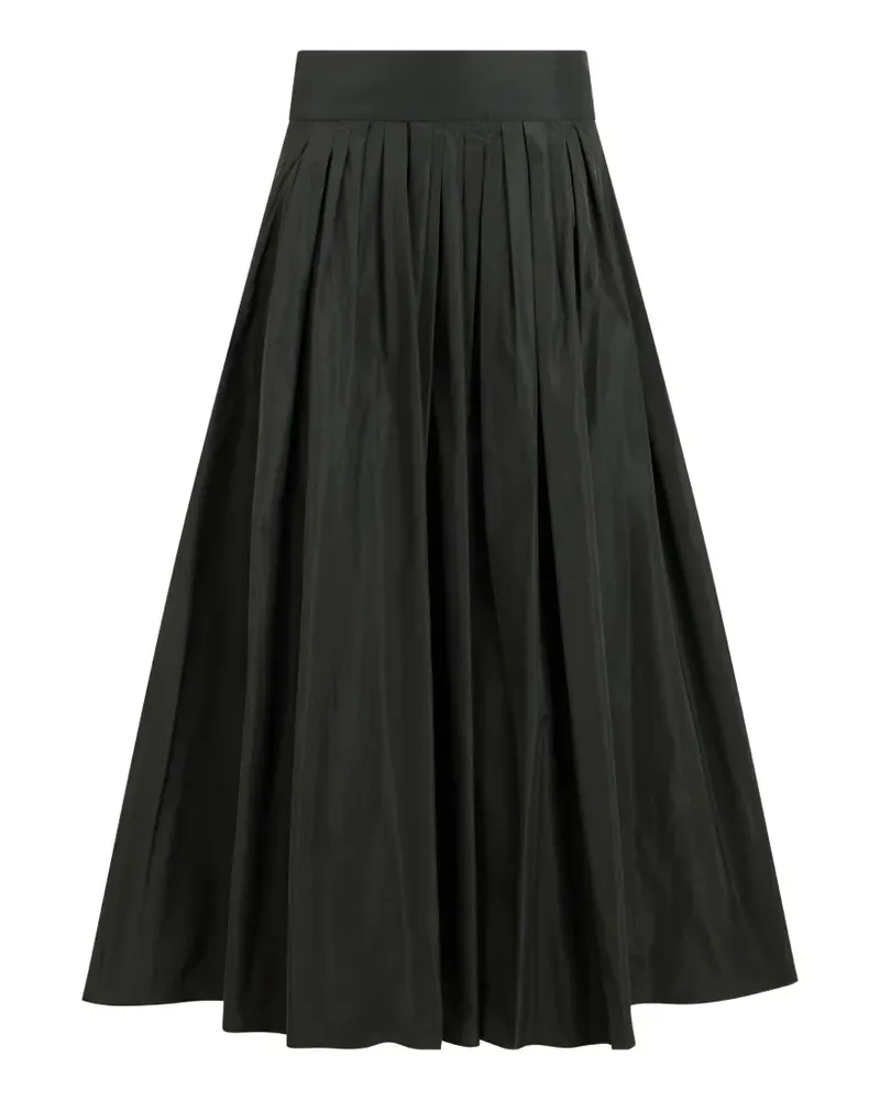 Max Mara pleated A-line skirt - Grün Grün