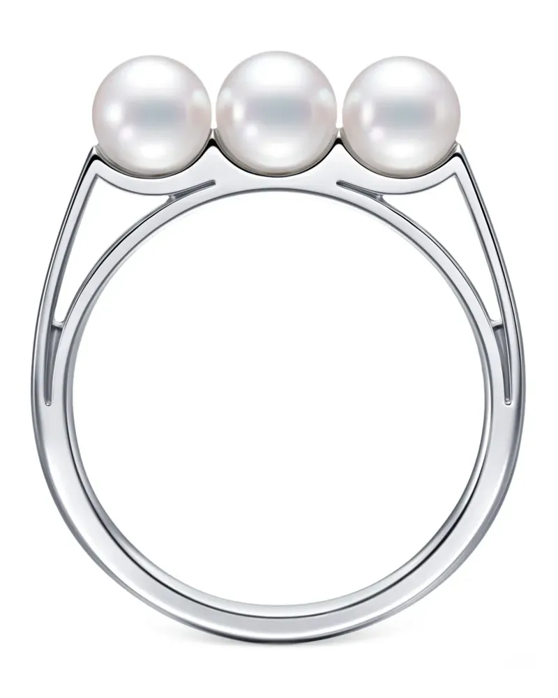 TASAKI Balance Light Ring mit Perlen - Silber Silber