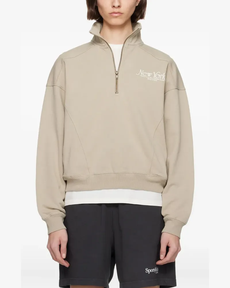 SPORTY & RICH Klassisches Sweatshirt - Nude Nude