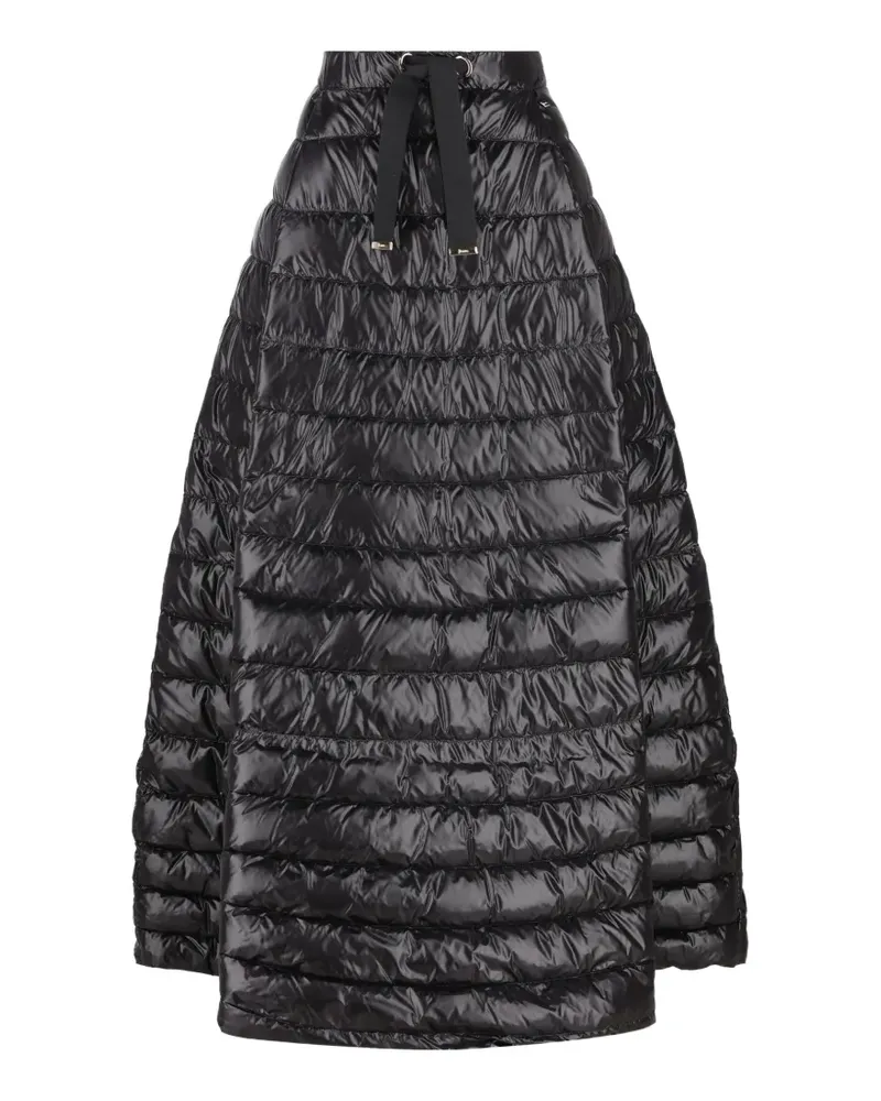 Herno quilted drawstring maxi skirt - Schwarz Schwarz
