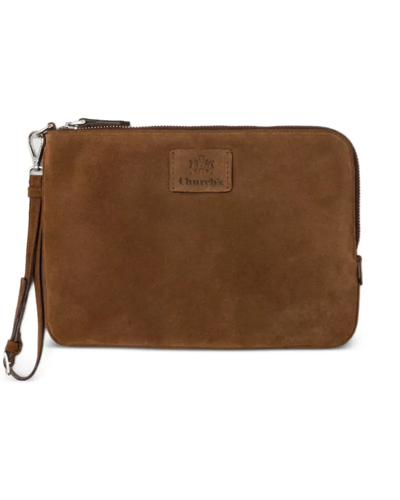 Church's Clutch mit Reißverschluss - Braun Braun