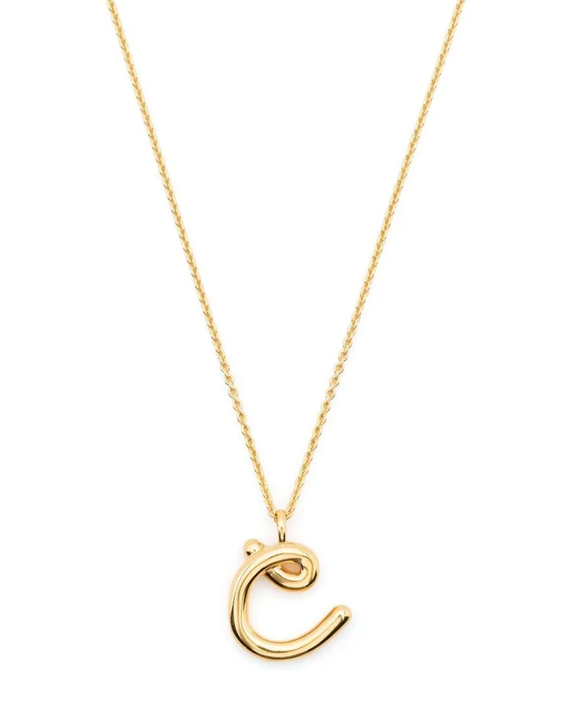 Missoma Curly Molten Halskette - Gold Gold