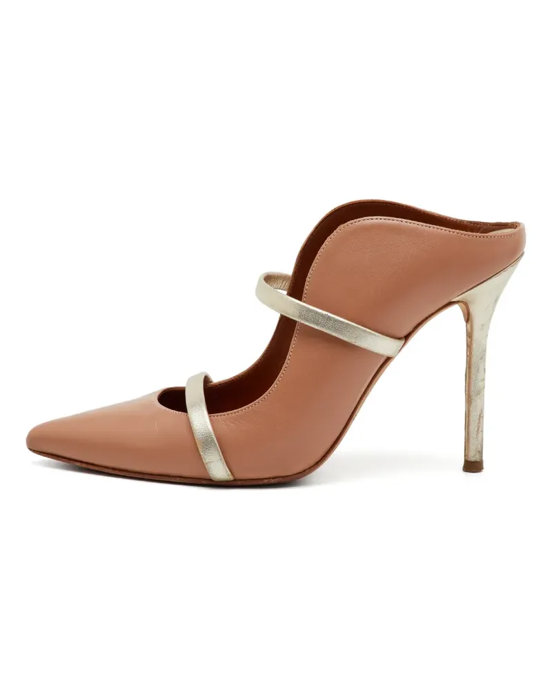Malone Souliers Maureen' Mules mit spitzer Kappe - Nude Nude