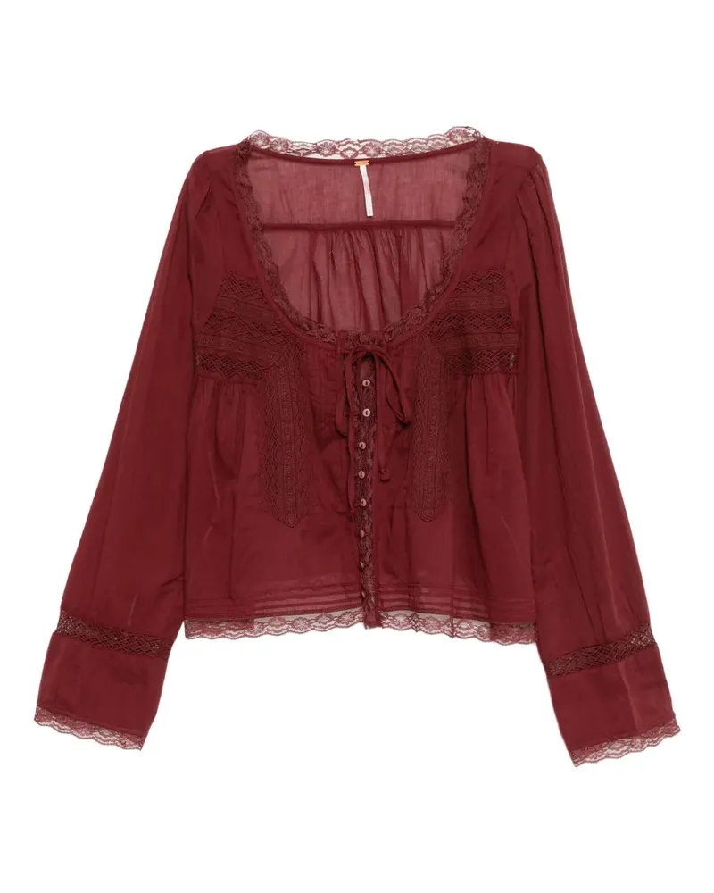 Free People Evermore Bluse - Rot Rot
