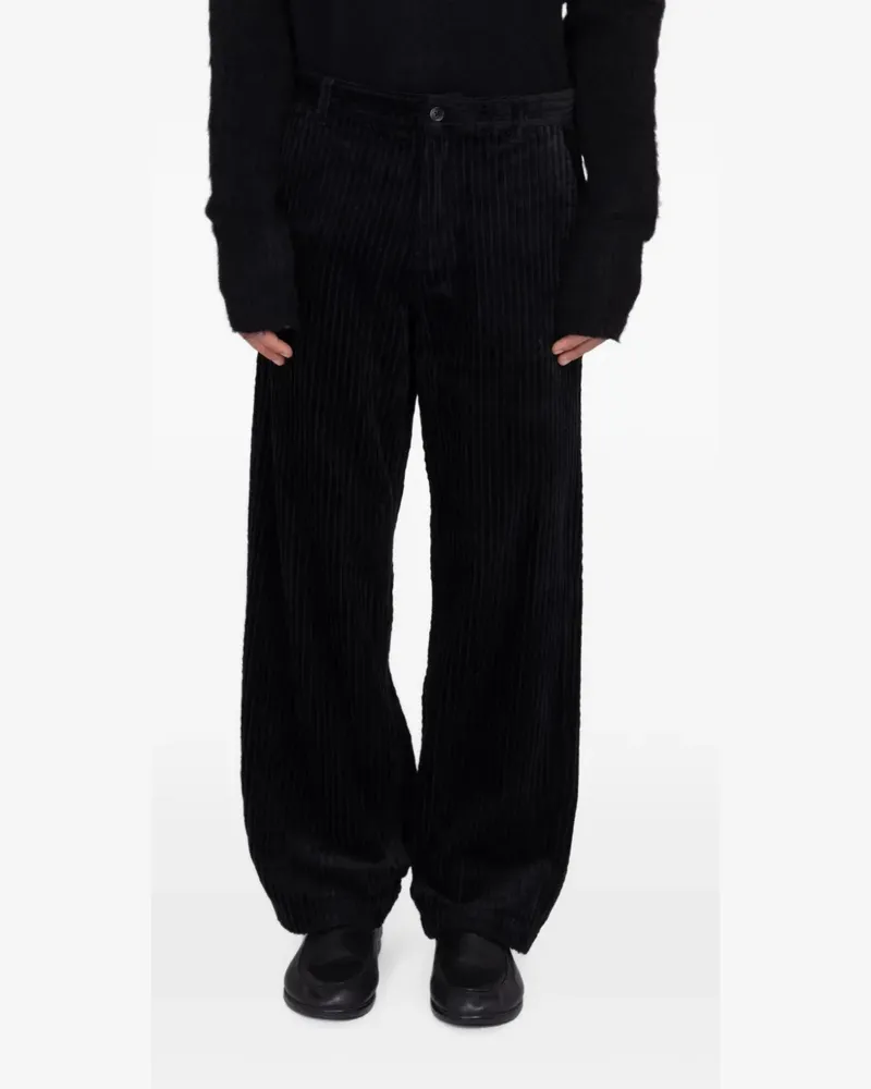 Minimum Kobe corduroy trousers - Schwarz Schwarz