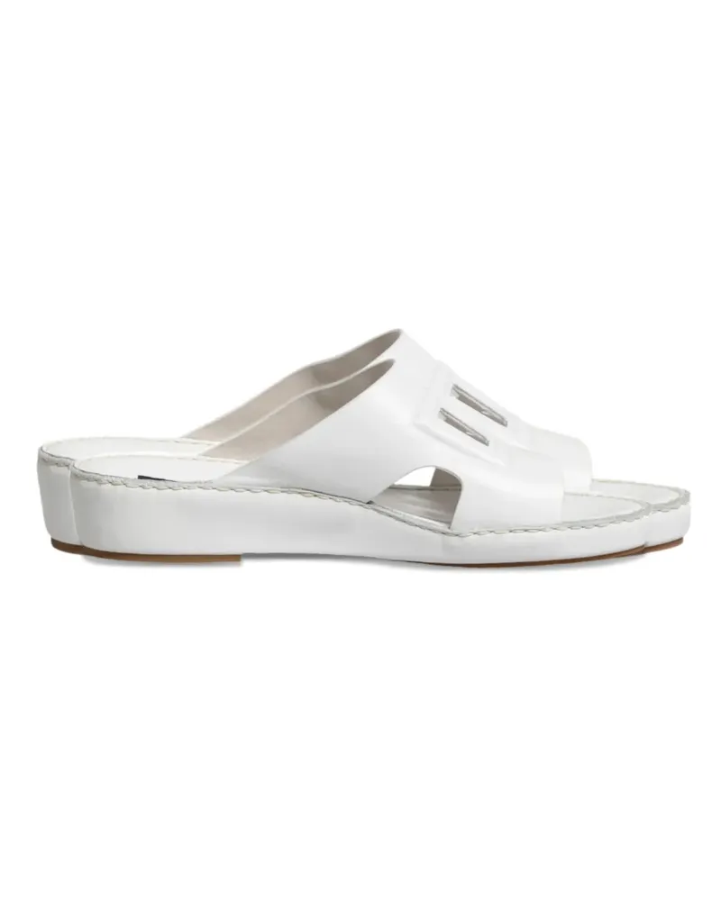 Dolce & Gabbana DG Sandalen mit Cut-Out - Weiß Weiß