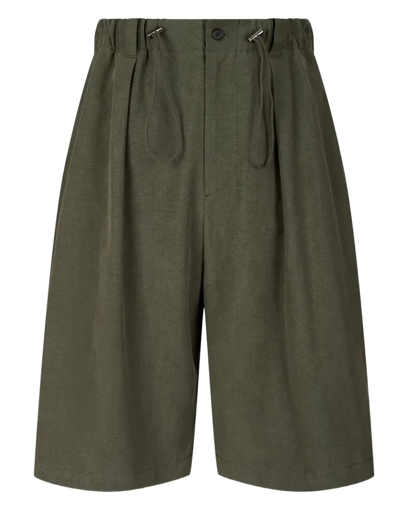 STUDIO TOMBOY Shorts mit Bundfalten - Grün Grün