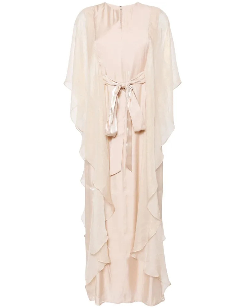 Baruni Drapiertes Nayeli Kaftankleid - Nude Nude