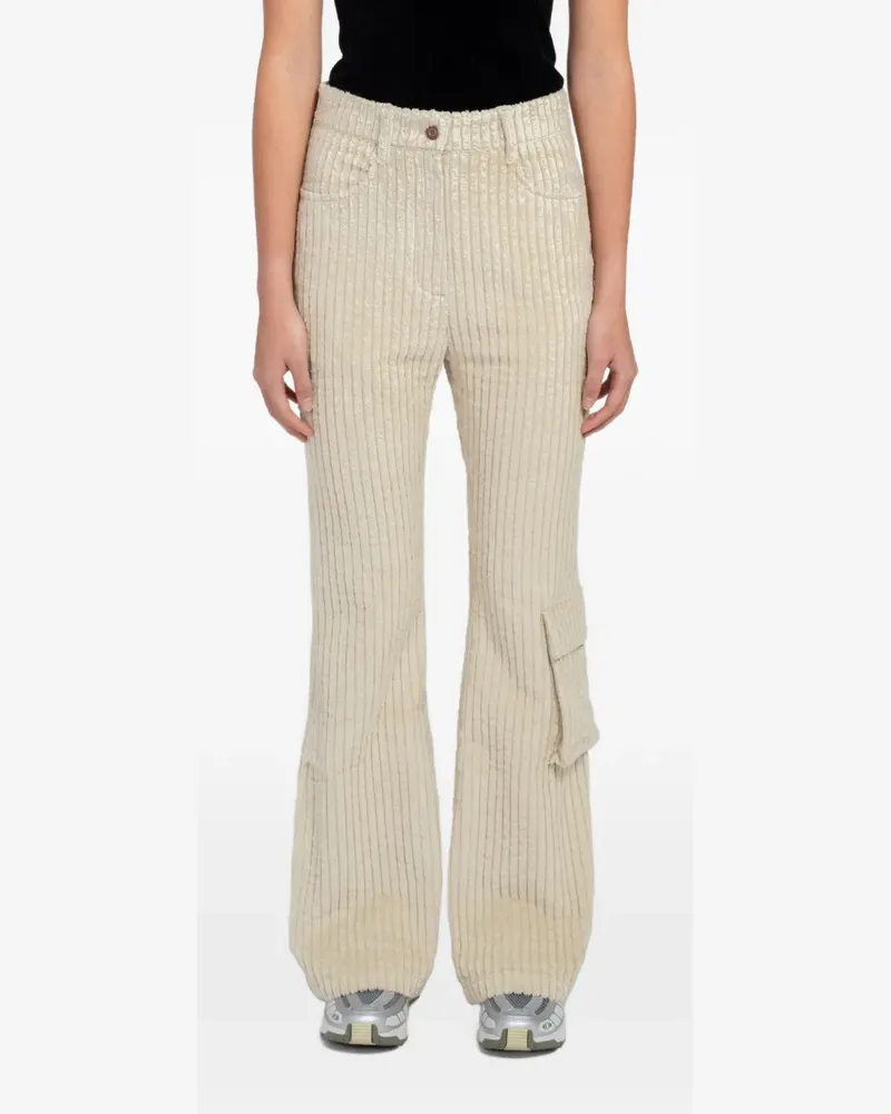 OPEN YY Hose mit Cordstruktur - Nude Nude