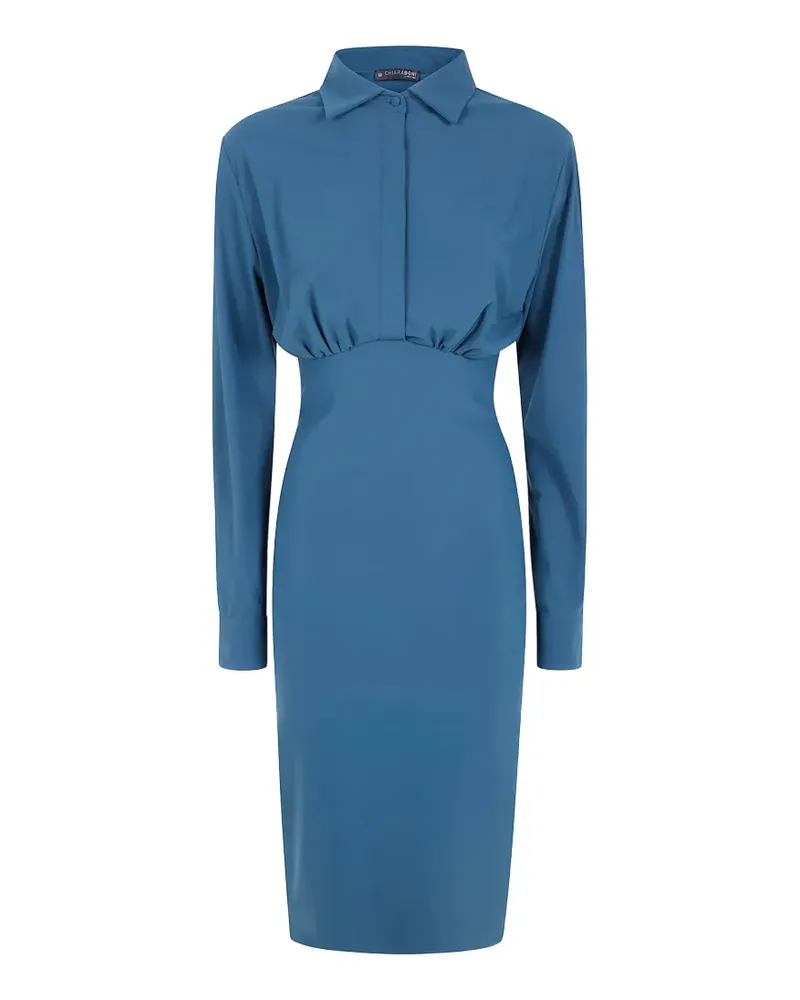 Chiara Boni Gerafftes Midikleid - Grün Grün
