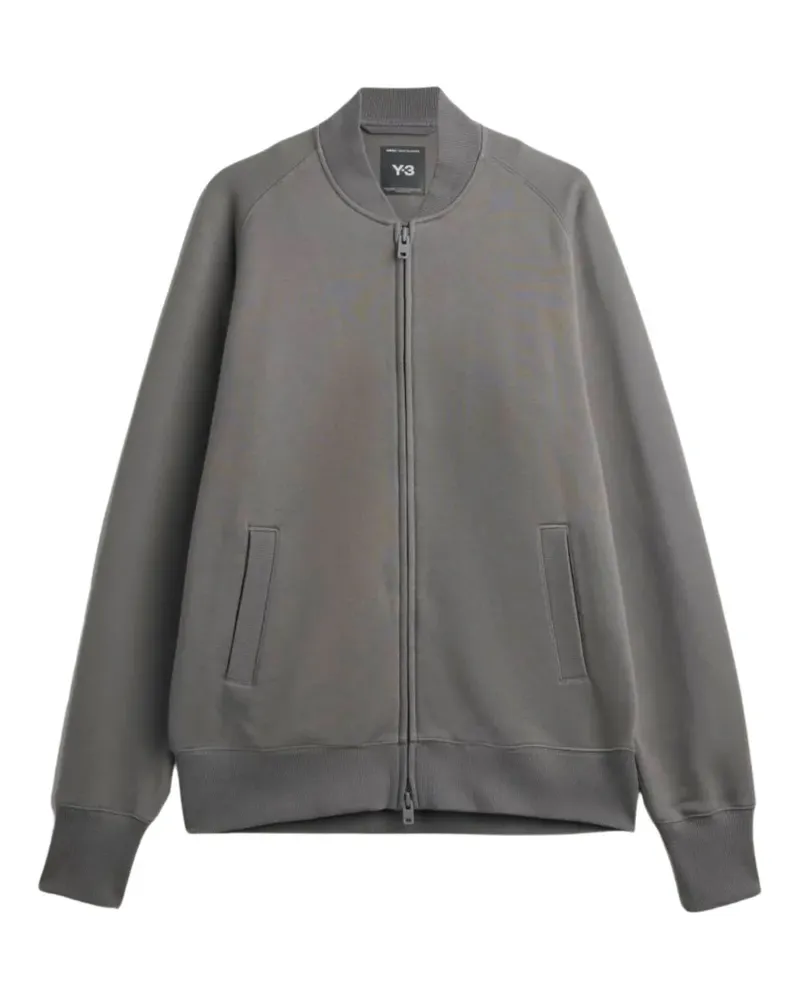 Y-3 zip-up bomber jacket - Grau Grau