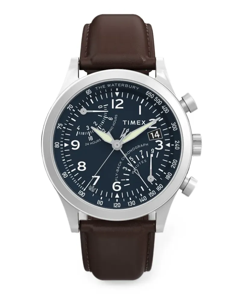 Timex Waterbury Traditional Fly-Back Chronograph 43mm watch - Blau Blau