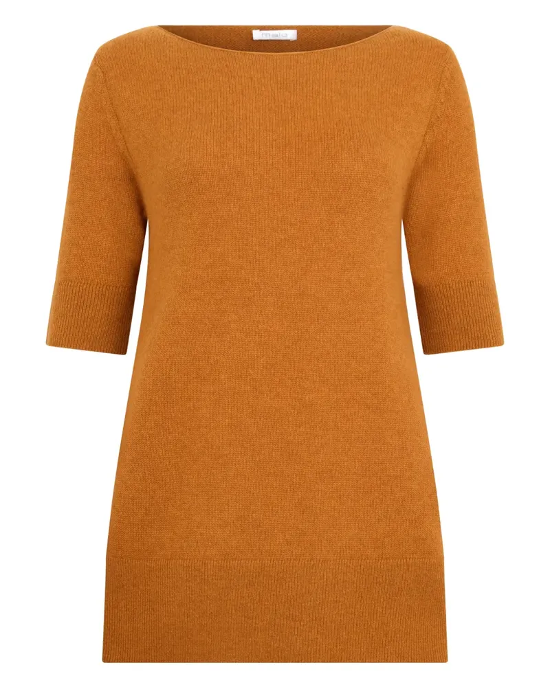 Malo boat-neck T-shirt - Orange Orange