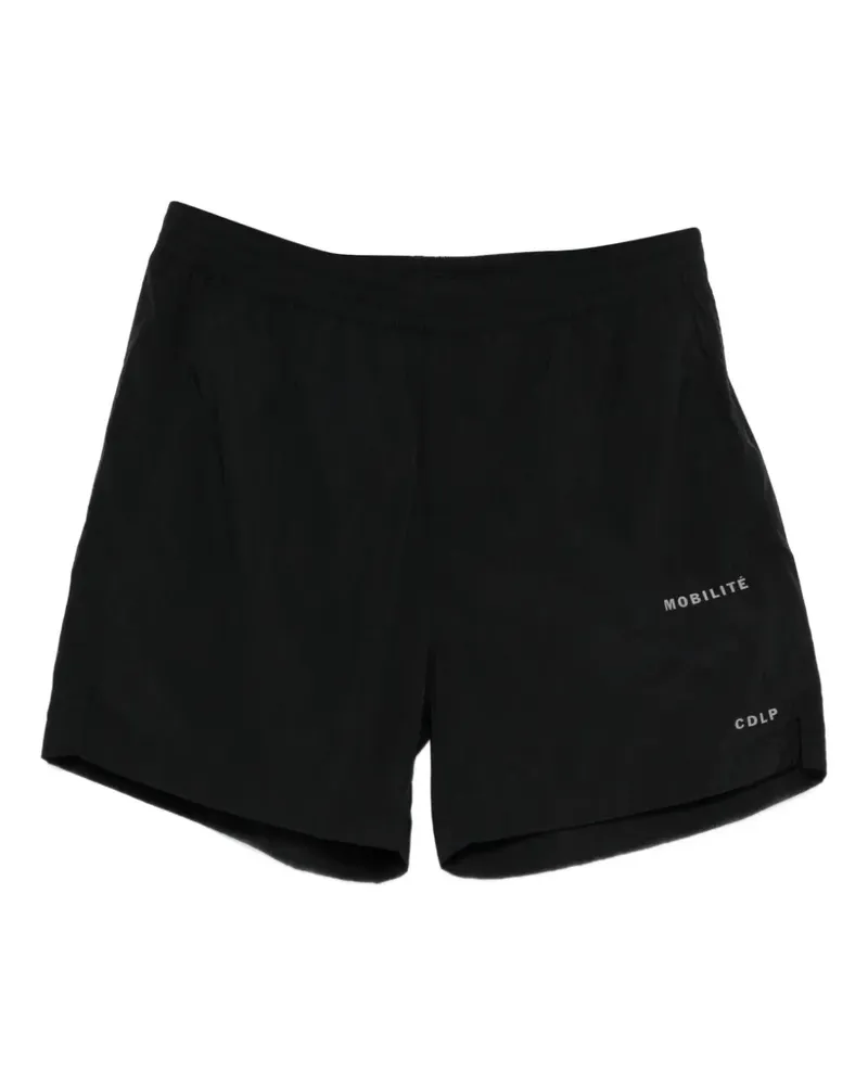 CDLP logo-print shorts - Schwarz Schwarz