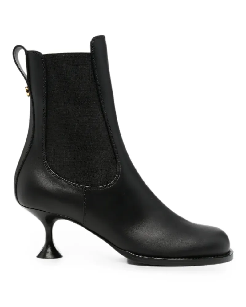 Sergio Rossi Stiefeletten mit Absatz - Schwarz Schwarz