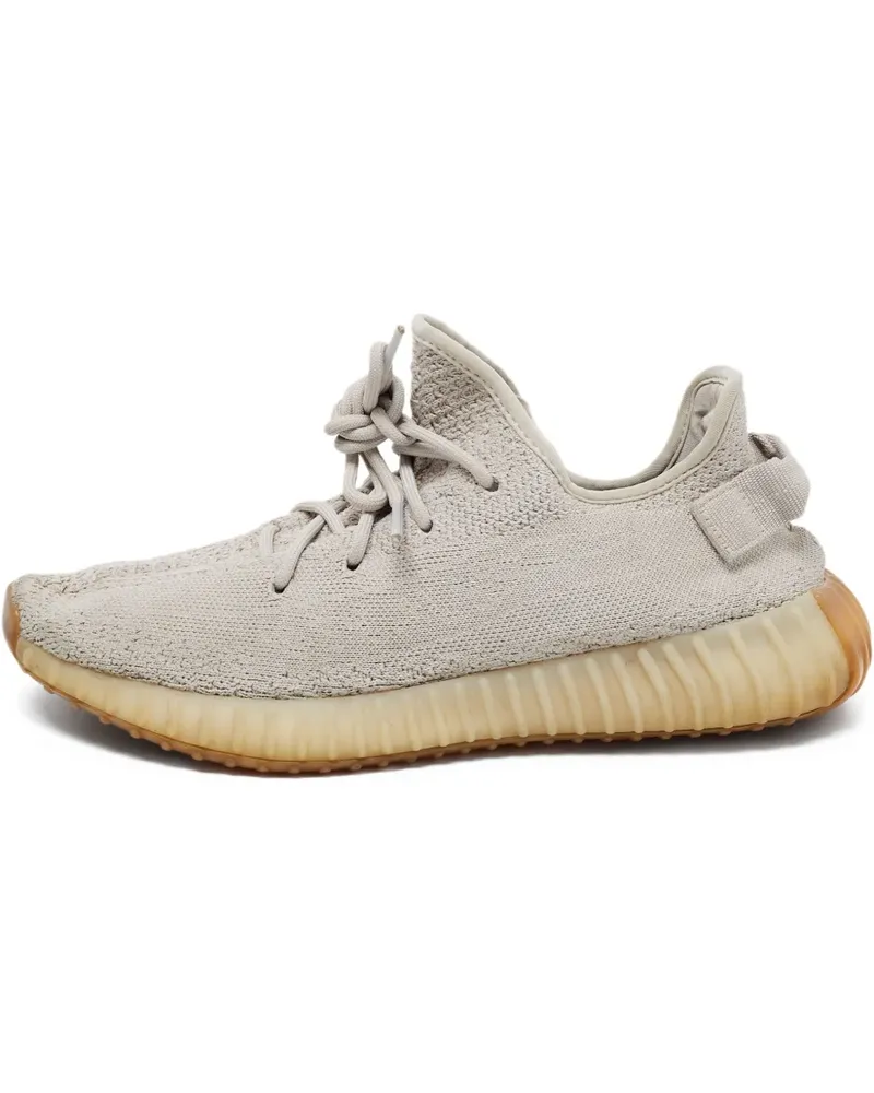 adidas Pre-owned Boost 350 V2 Strick-Sneakers - Grau Grau