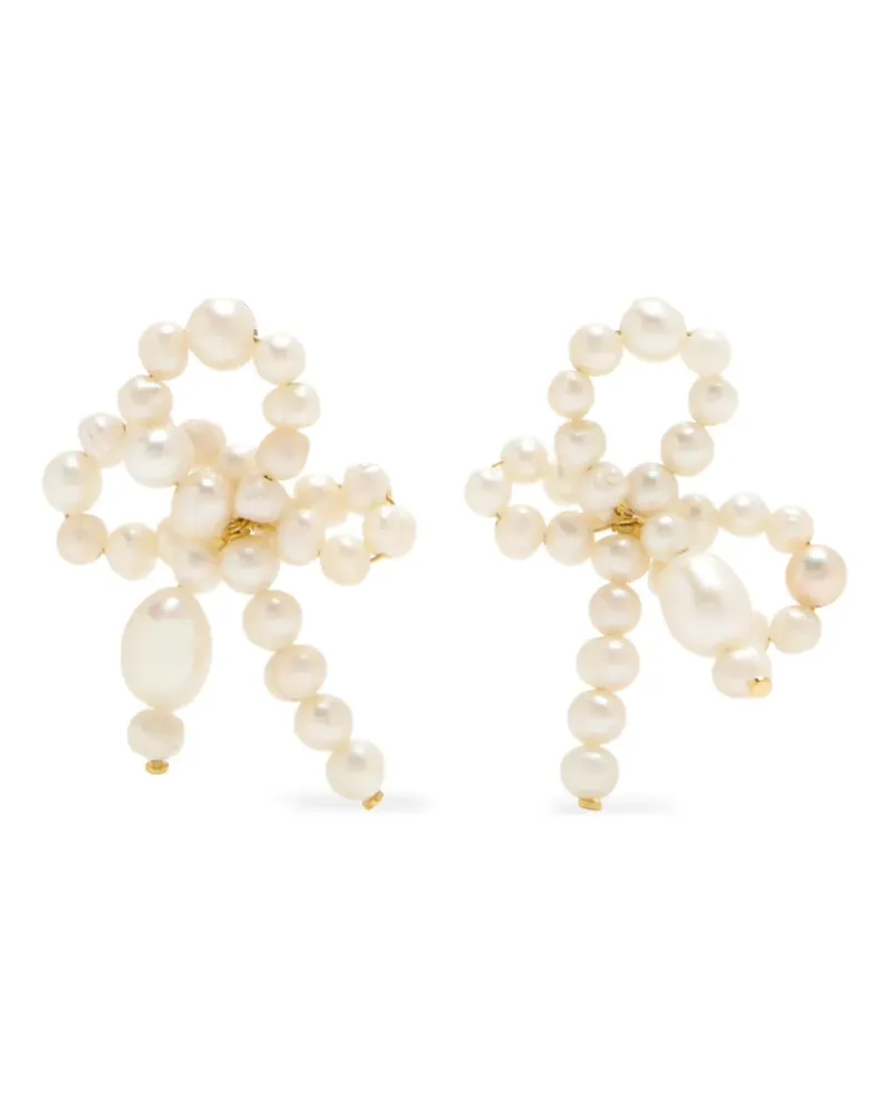 Completedworks Ohrringe mit Perlen - Gold Gold