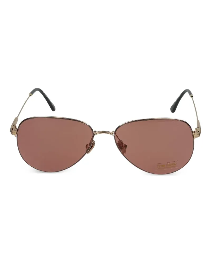 Tom Ford Getönte Pilotenbrille - Gold Gold
