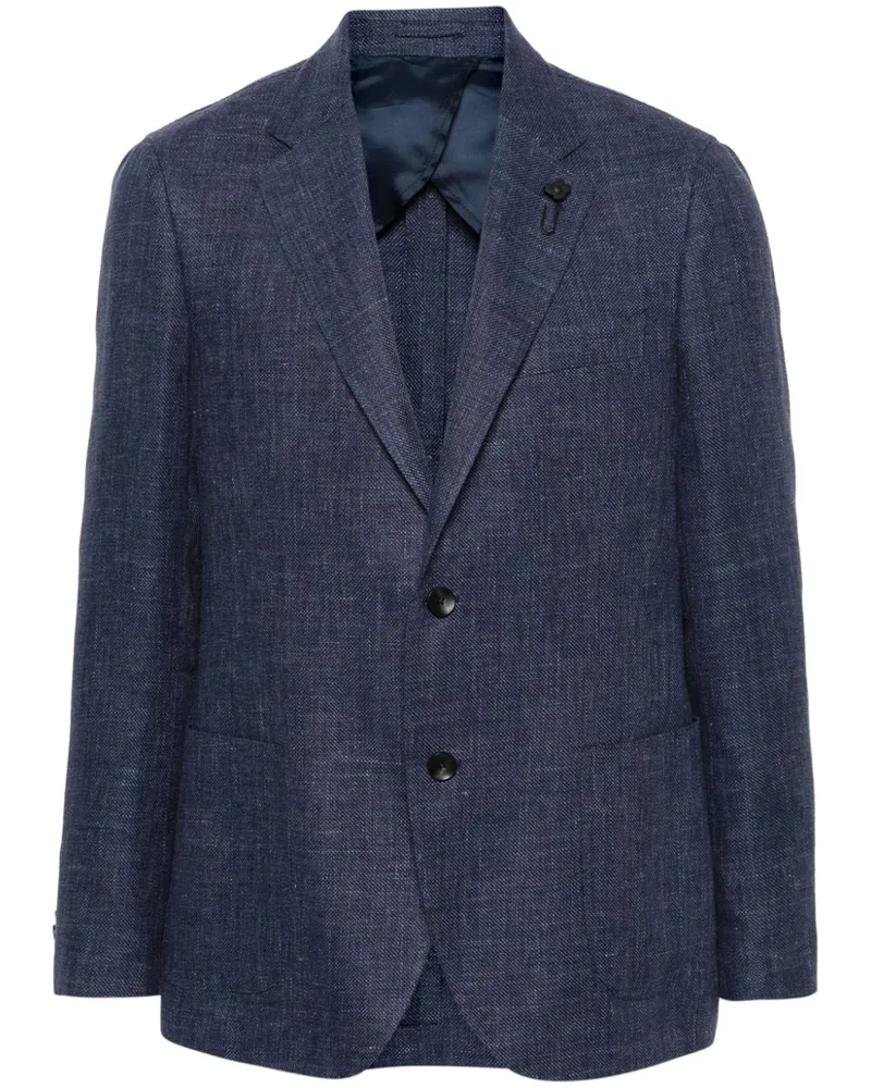 LARDINI Einreihiges Sakko - Blau Blau