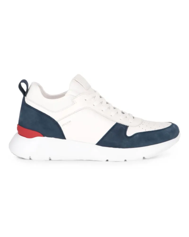 Isaia Amalfi 01 panelled sneakers - Weiß Weiß