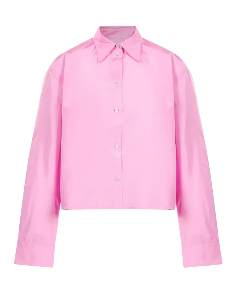 Soeur cropped long-sleeve shirt - Rosa Rosa