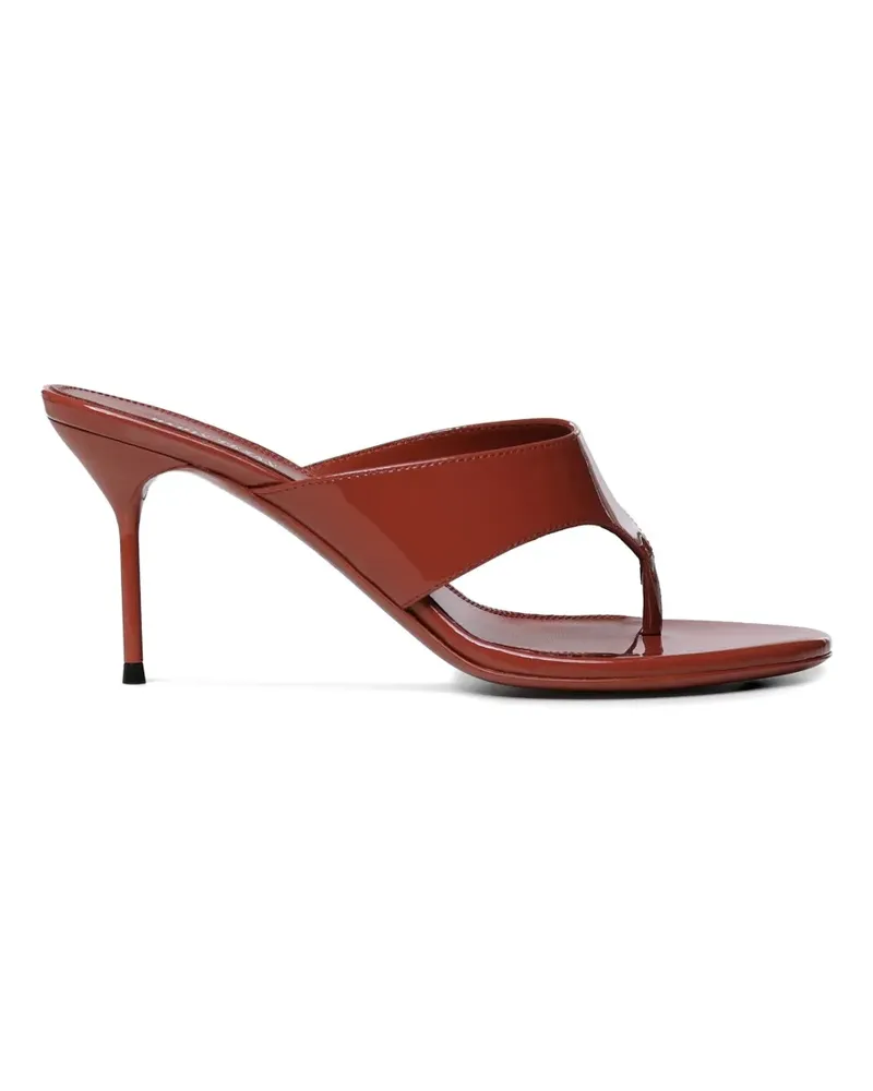 Paris Texas patent-leather thong sandals - Rot Rot