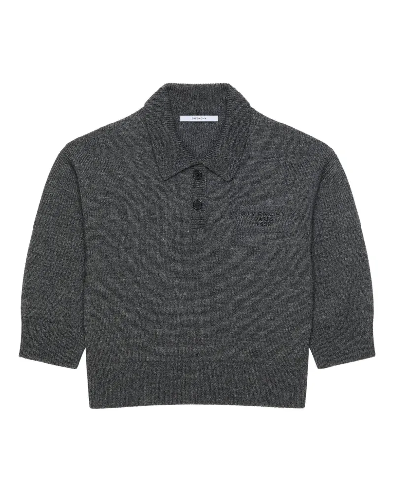 Givenchy Poloshirt aus Wolle - Grau Grau