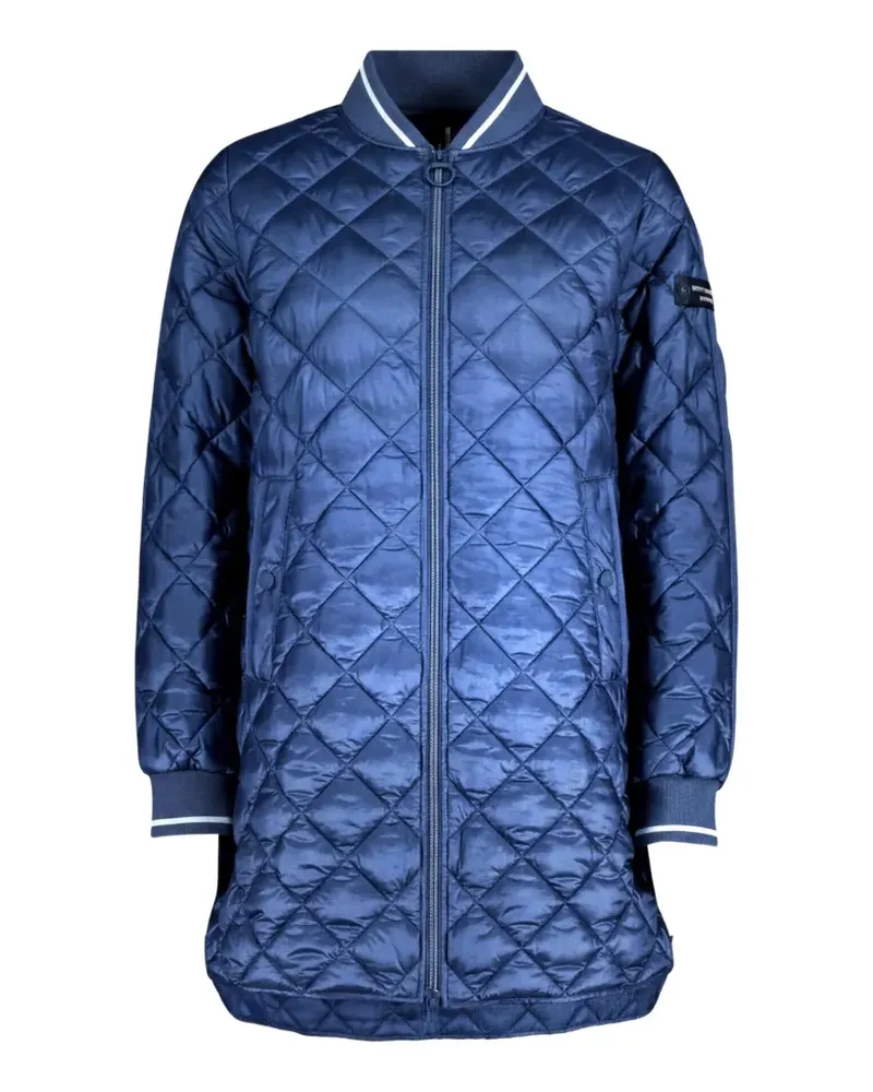 Betty Barclay quilted longline jacket - Blau Blau