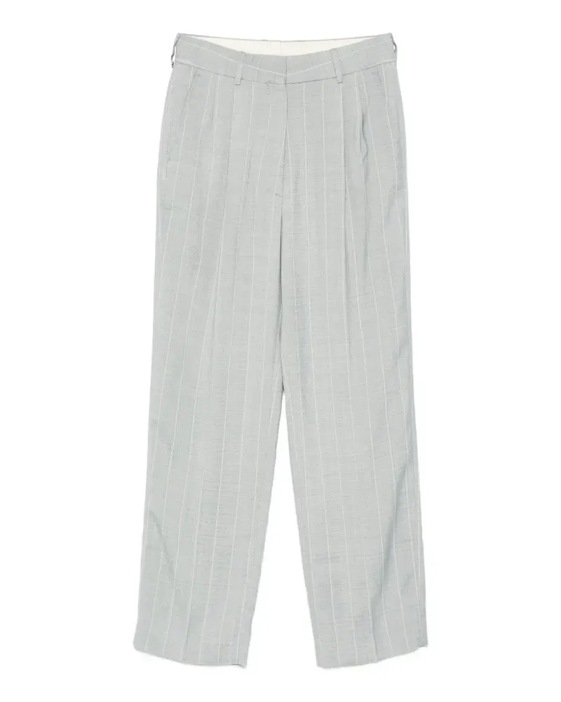 Blazé Milano striped pleated trousers - Blau Blau