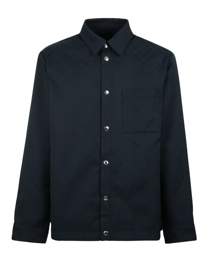 Casablanca Paris Hemd mit Monogrammmuster - Blau Blau