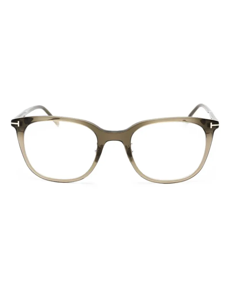 Tom Ford Brille mit eckigem Gestell - Grau Grau