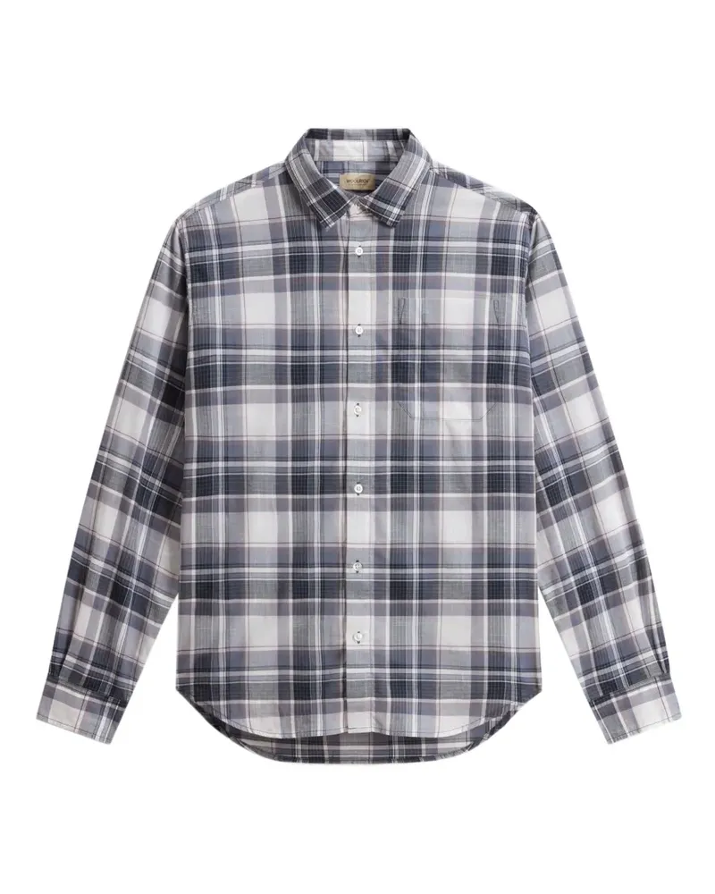 Woolrich checked warren cotton shirt - Weiß Weiß