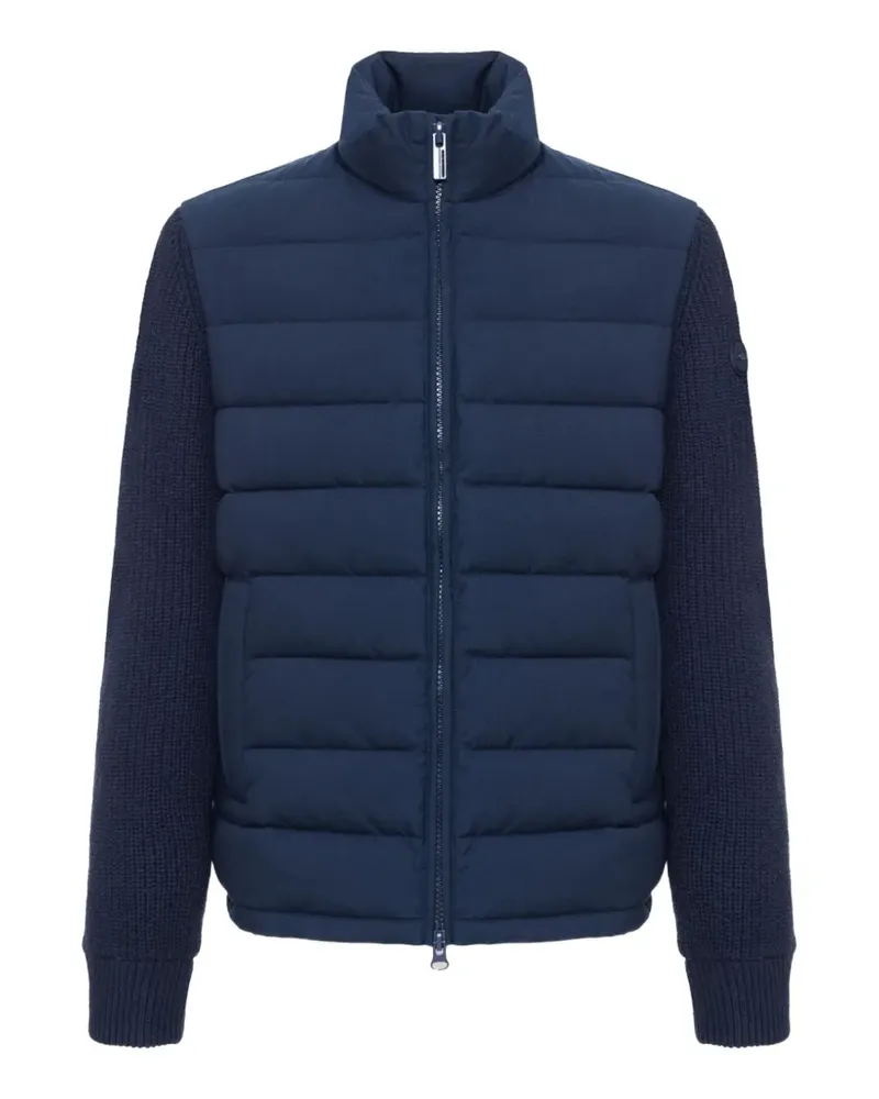 Colmar knit-sleeve quilted jacket - Blau Blau