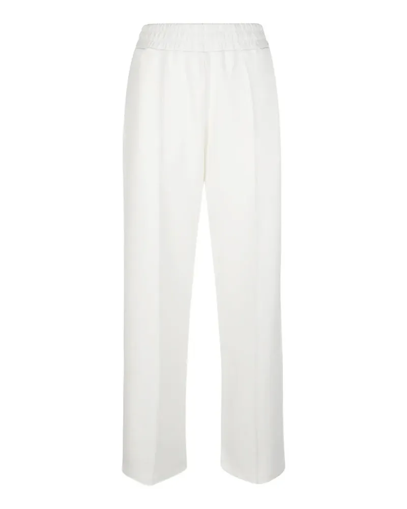 HINNOMINATE elasticated-waistband straight-leg trousers - Nude Nude