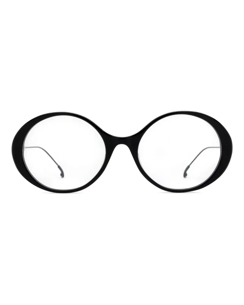 Eyepetizer Olympia Brille mit rundem Gestell - Schwarz Schwarz