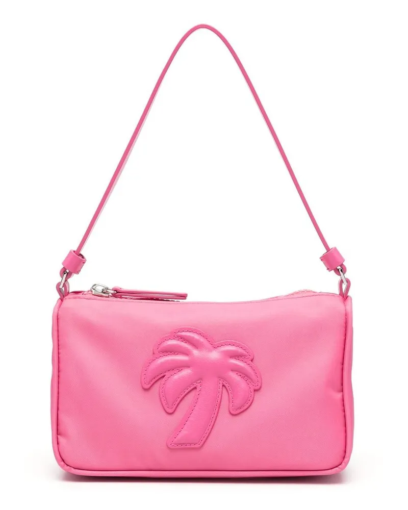 Palm Angels Schultertasche mit Logo-Applikation - Rosa Rosa