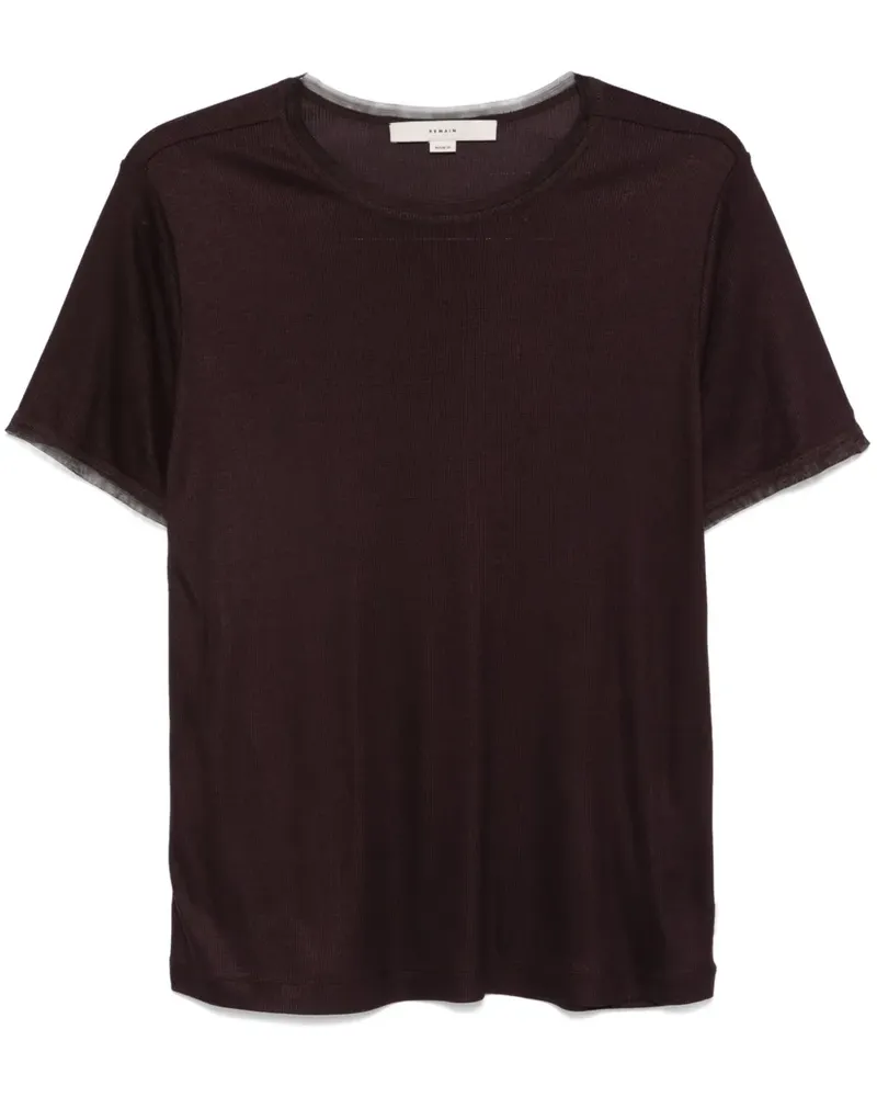 REMAIN Noamel T-Shirt - Braun Braun