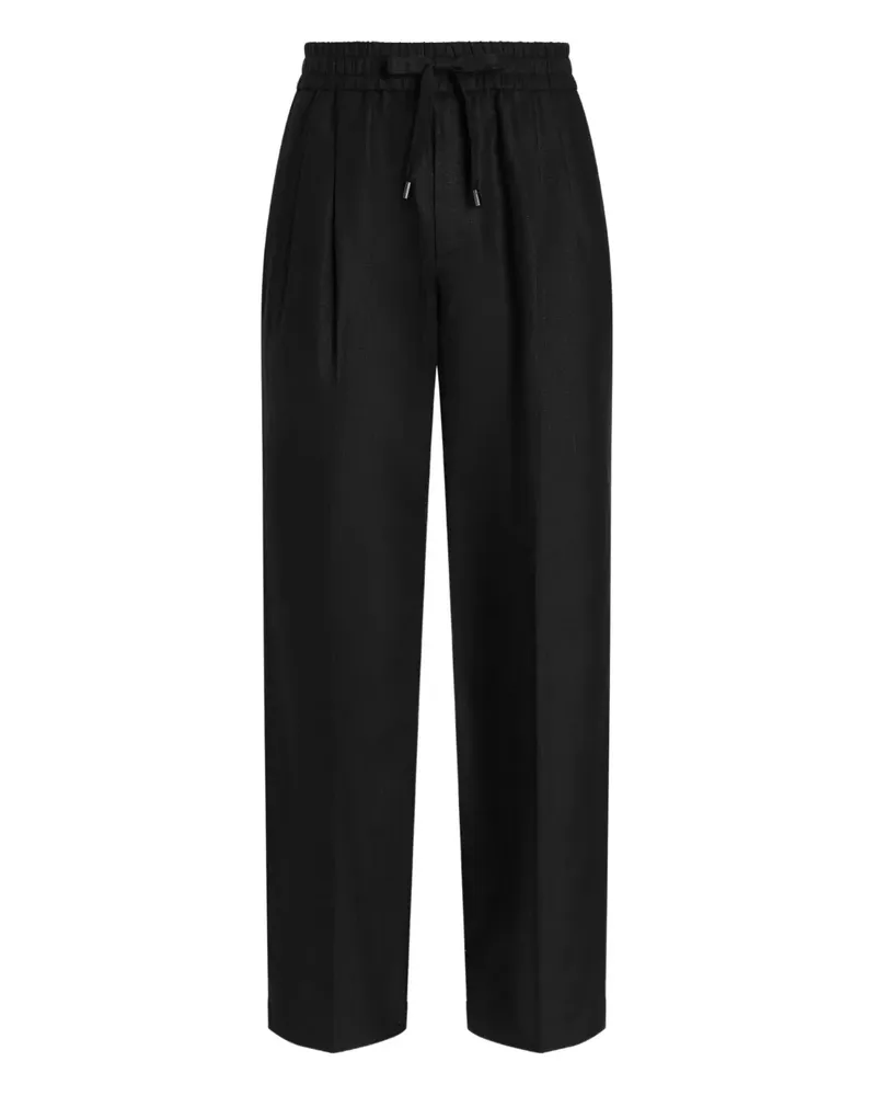 Dolce & Gabbana Hose mit Kordelzug - Schwarz Schwarz