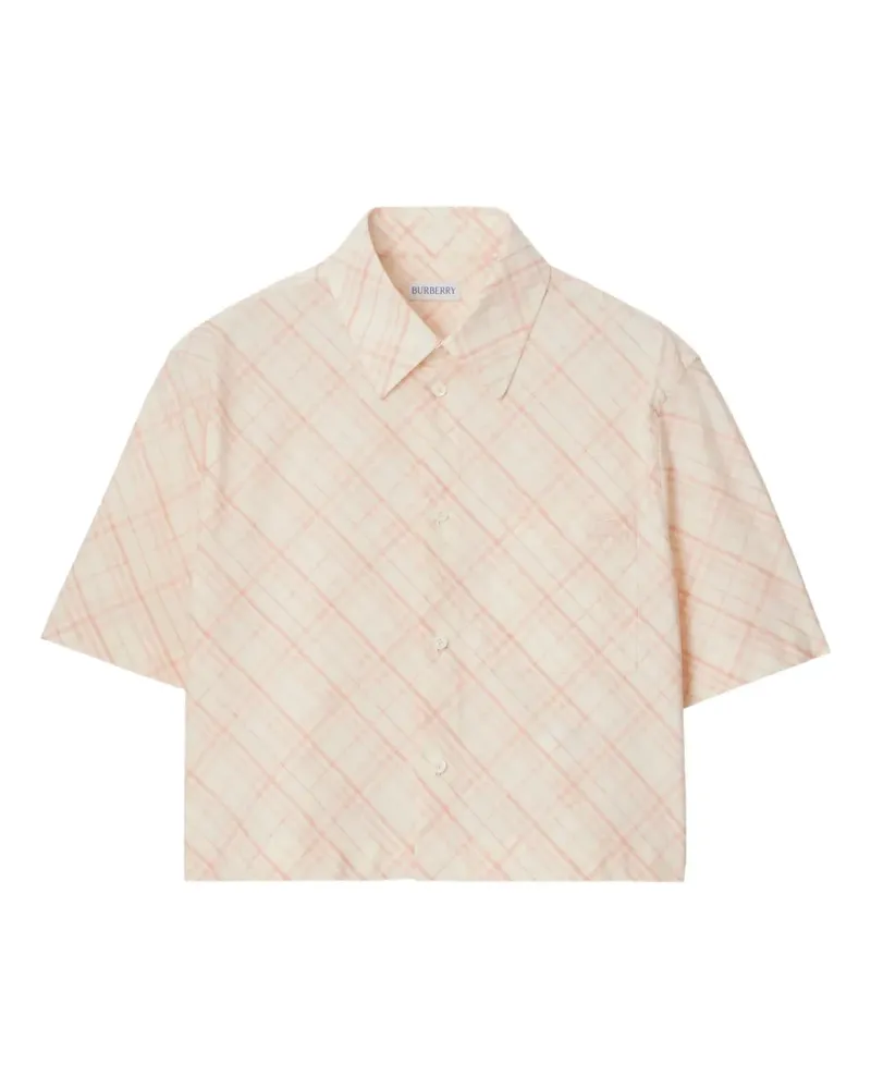 Burberry Kariertes Hemd - Rosa Rosa